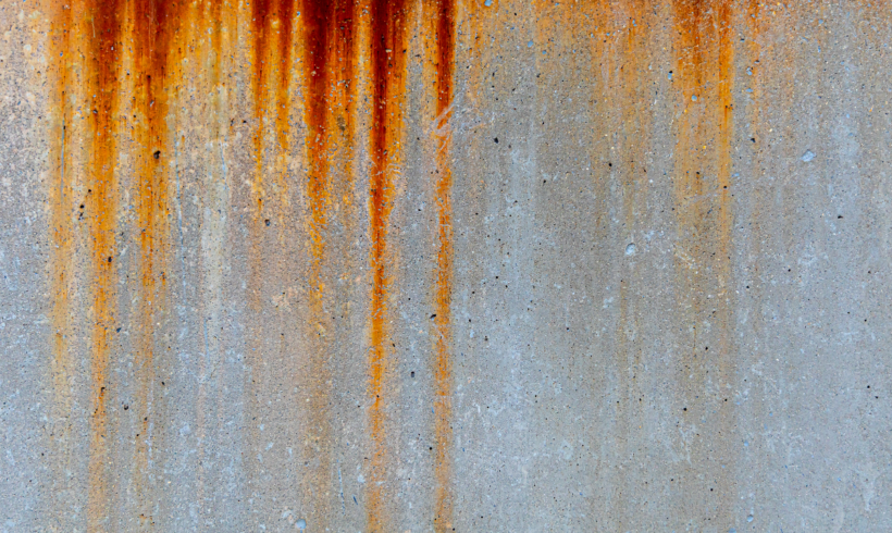 What Causes Rust Stains On Concrete?