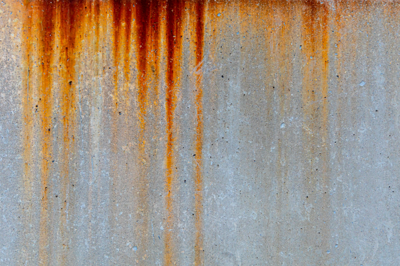 What Causes Rust Stains On Concrete?