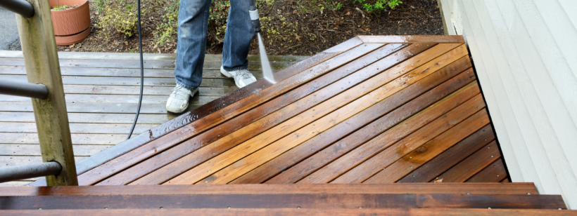 Should You Pressure Wash a Deck Before Staining?